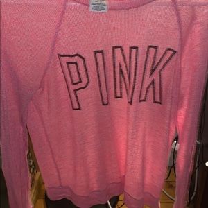 VS pink sheer sweater